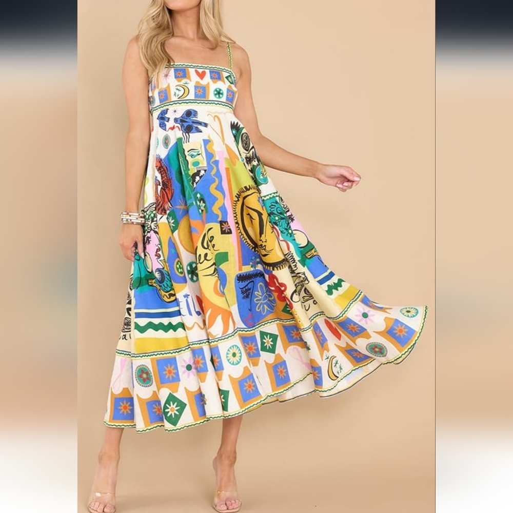 Women's Floral Maxi Dress